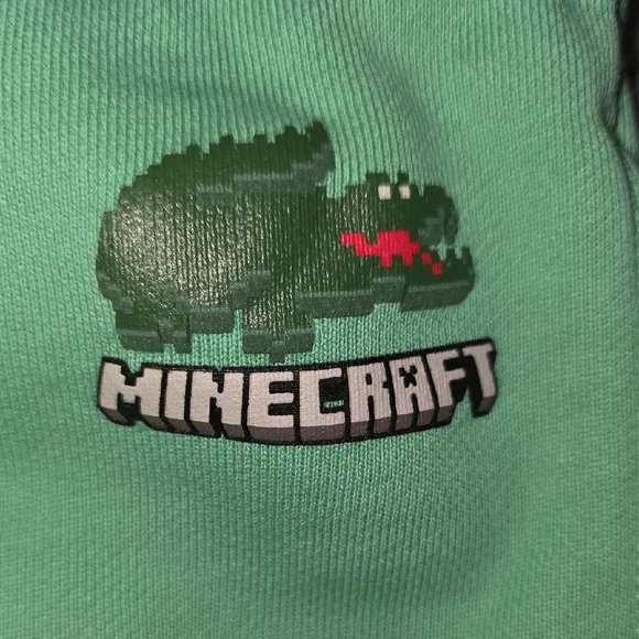 Unisex Lacoste x Minecraft Organic Cotton Fleece SweatpantsUnisex - Green - L - Picture 3 of 16